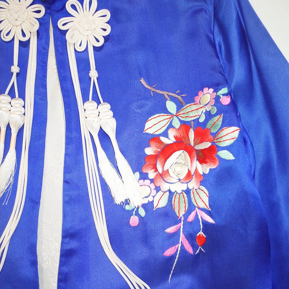 c.1940~50s Dead stock Chinese Silk Embroidery Jacket