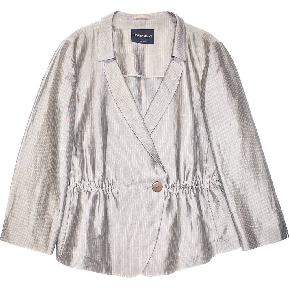 "GIORGIO ARMANI" Silver Stripe Jacket