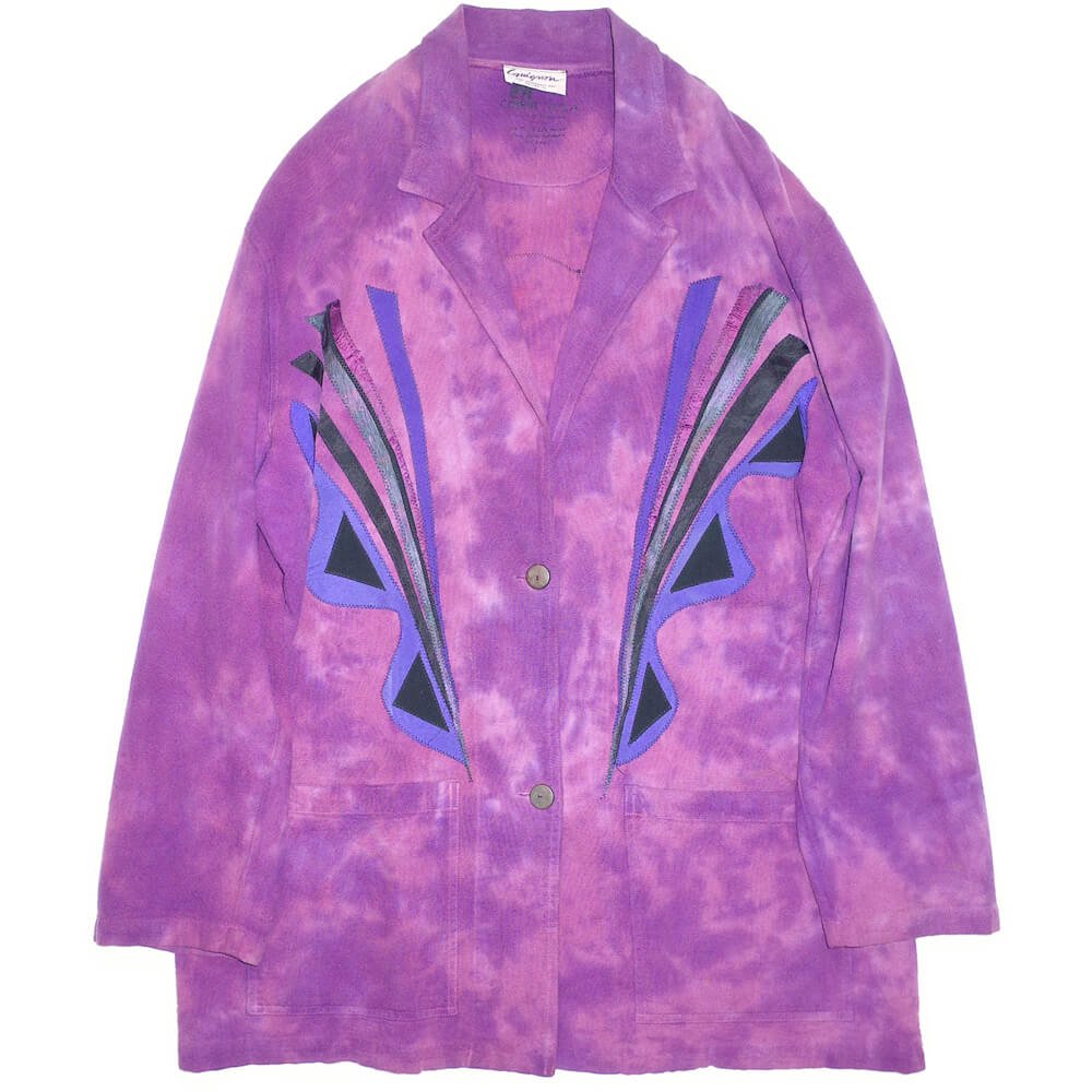 Purple Gradation Artwork Soft Jacket