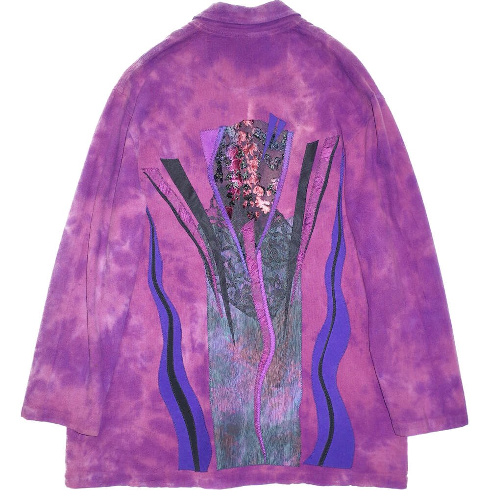 Purple Gradation Artwork Soft Jacket