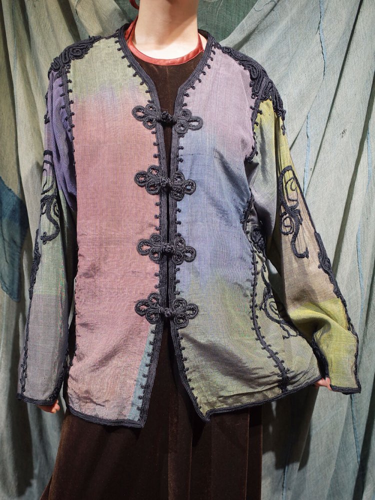 REMAKEAurora Gradation Embroidery China Jacket