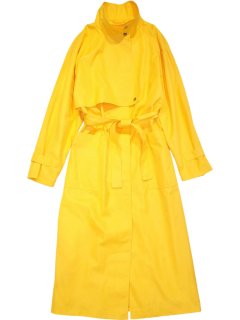 Bright Yellow High Neck Coat