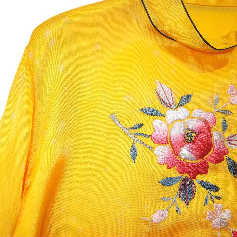 c.1950s Chinese Embroidery Pullover Shirt