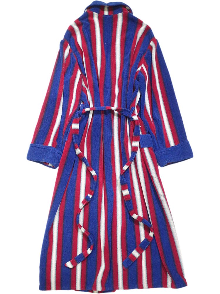 REMAKE China ButtonsStripe Pile Gown
