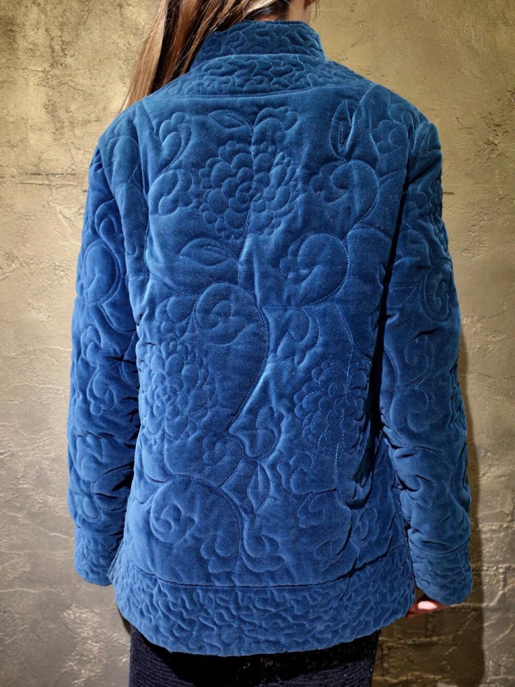 Emerald Velvet Quilting China Jacket