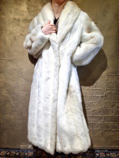 White Faux Fur Long Coat