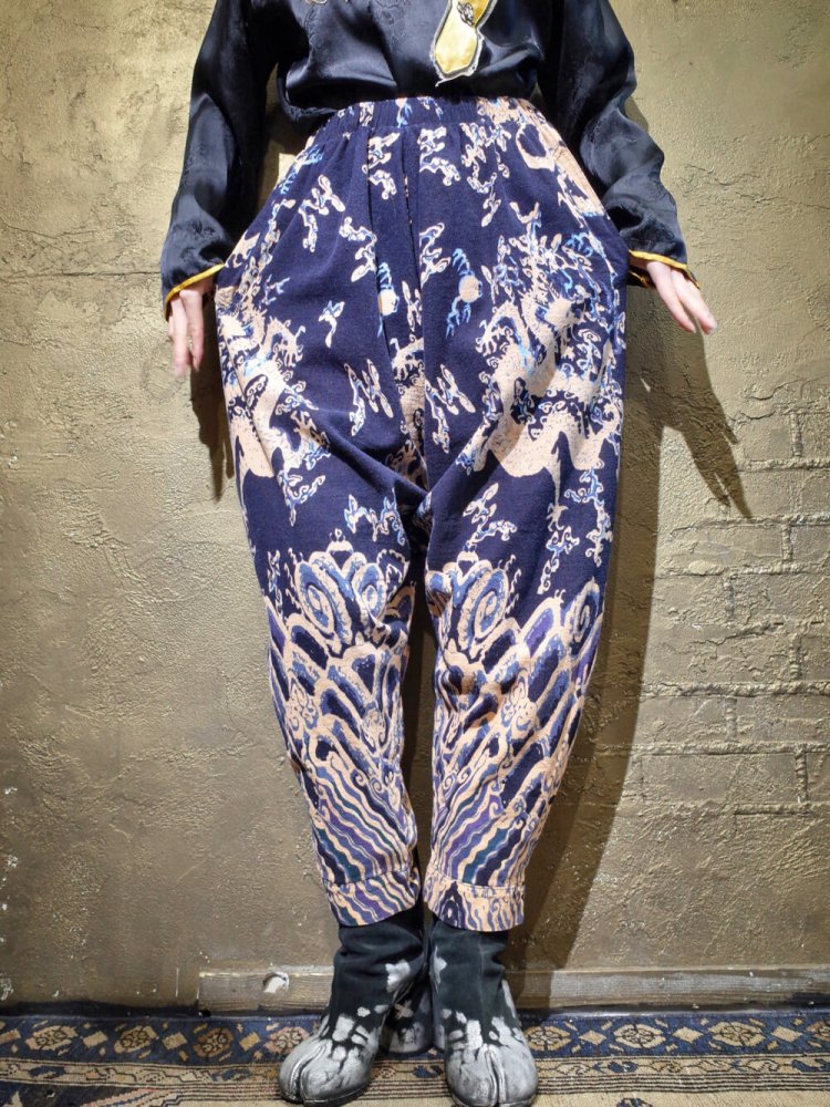 "Dragon" Chinese Pattern Jodhpurs Style Pants