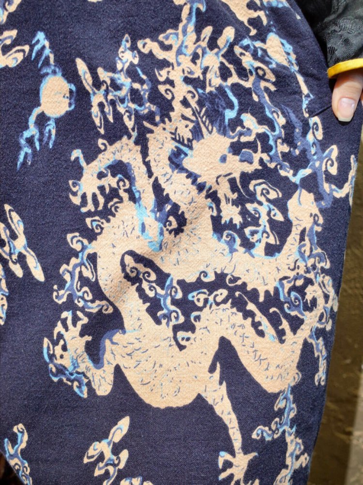 "Dragon" Chinese Pattern Jodhpurs Style Pants