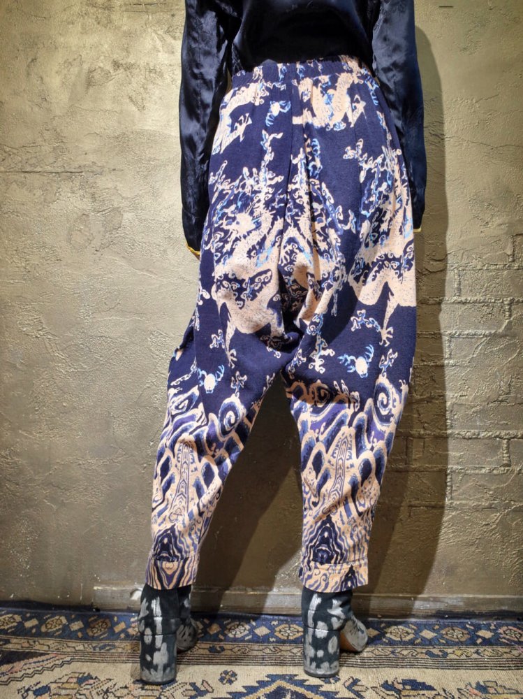 "Dragon" Chinese Pattern Jodhpurs Style Pants