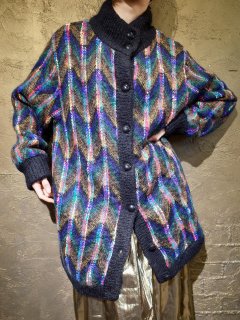 Zigzag Yarn Knit Jacket