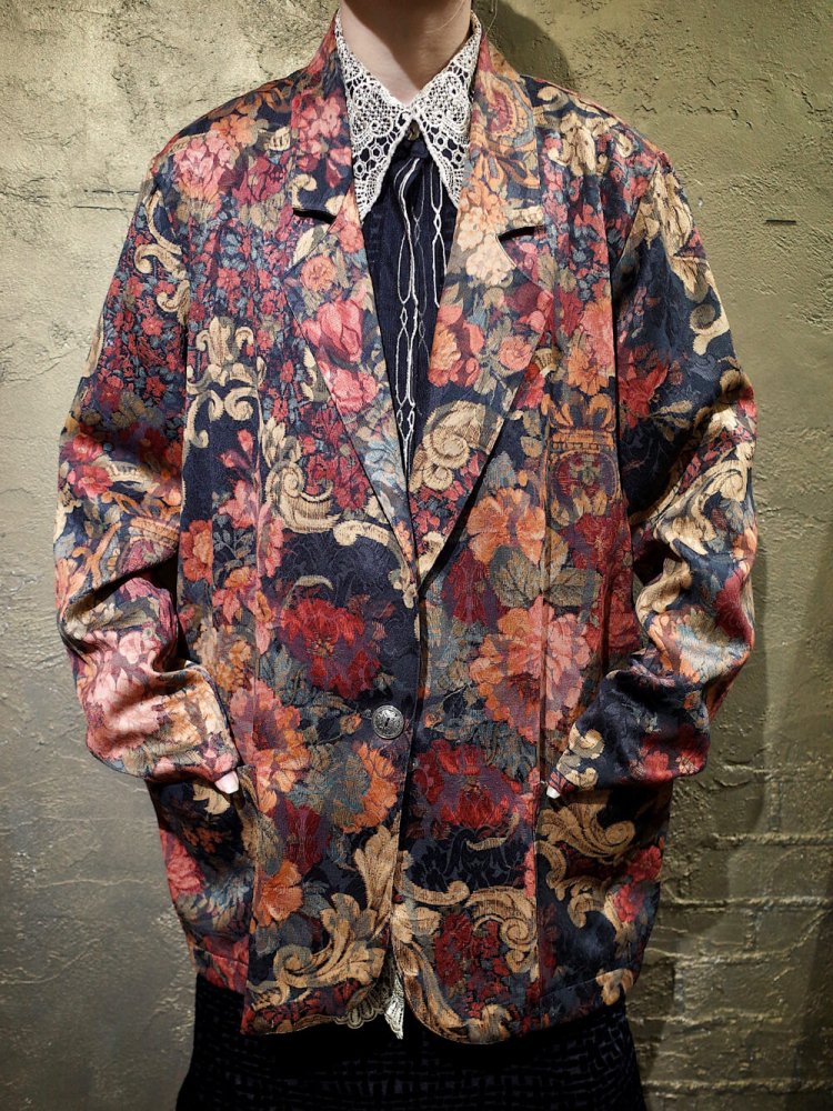 Arabesque & Flower Double Pattern Jacket