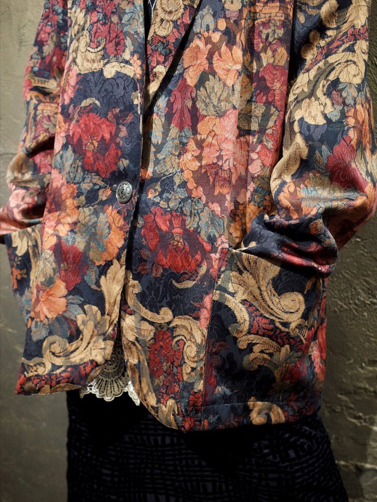 Arabesque & Flower Double Pattern Jacket