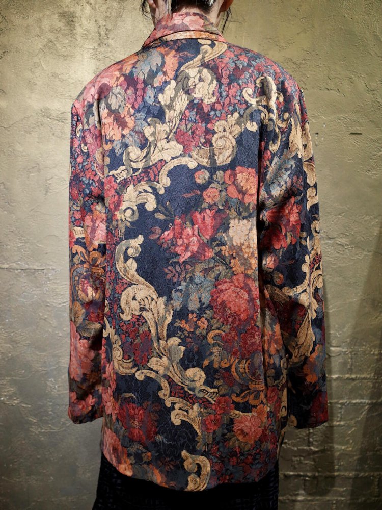 Arabesque & Flower Double Pattern Jacket