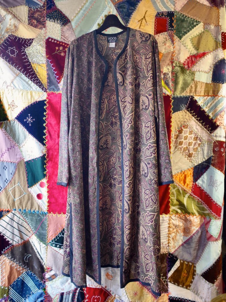 "KOOS of course" Paisley Silk Gown