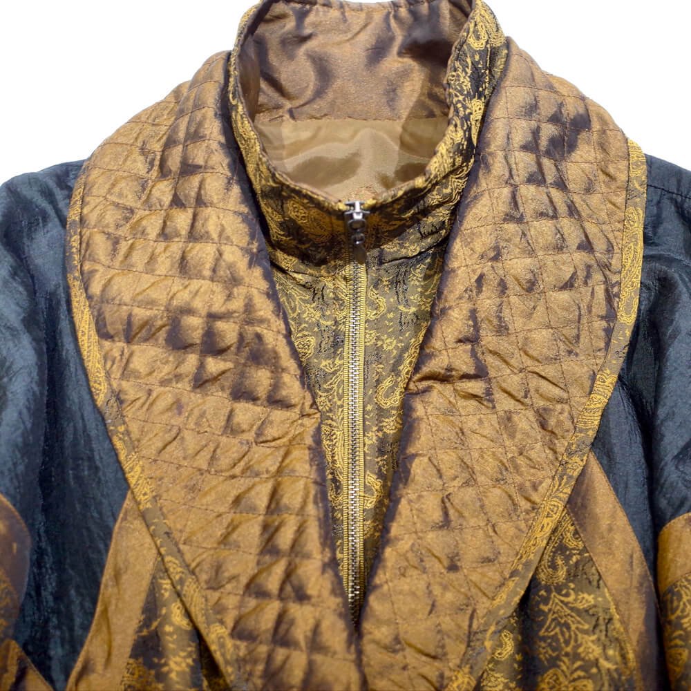 Paisley & Quilting Switch Layered Blouson