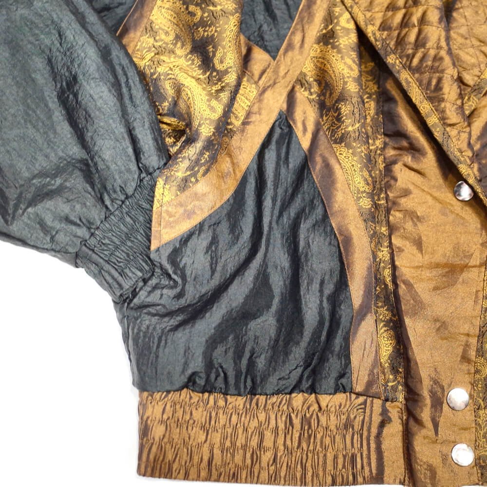 Paisley & Quilting Switch Layered Blouson