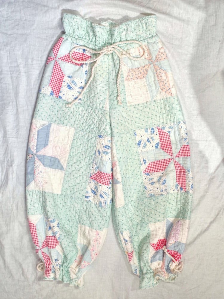 end  BelleNaruVintage Quilt Balloon Pants