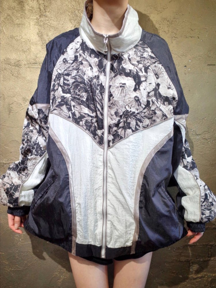 Black & White Switch Nylon Blouson