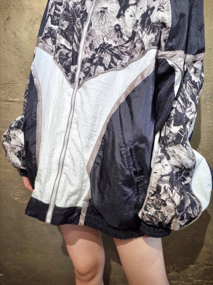 Black & White Switch Nylon Blouson