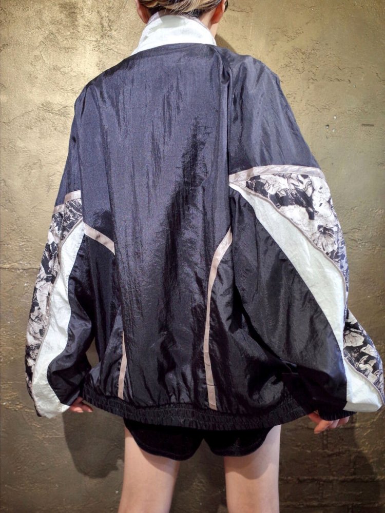 Black & White Switch Nylon Blouson