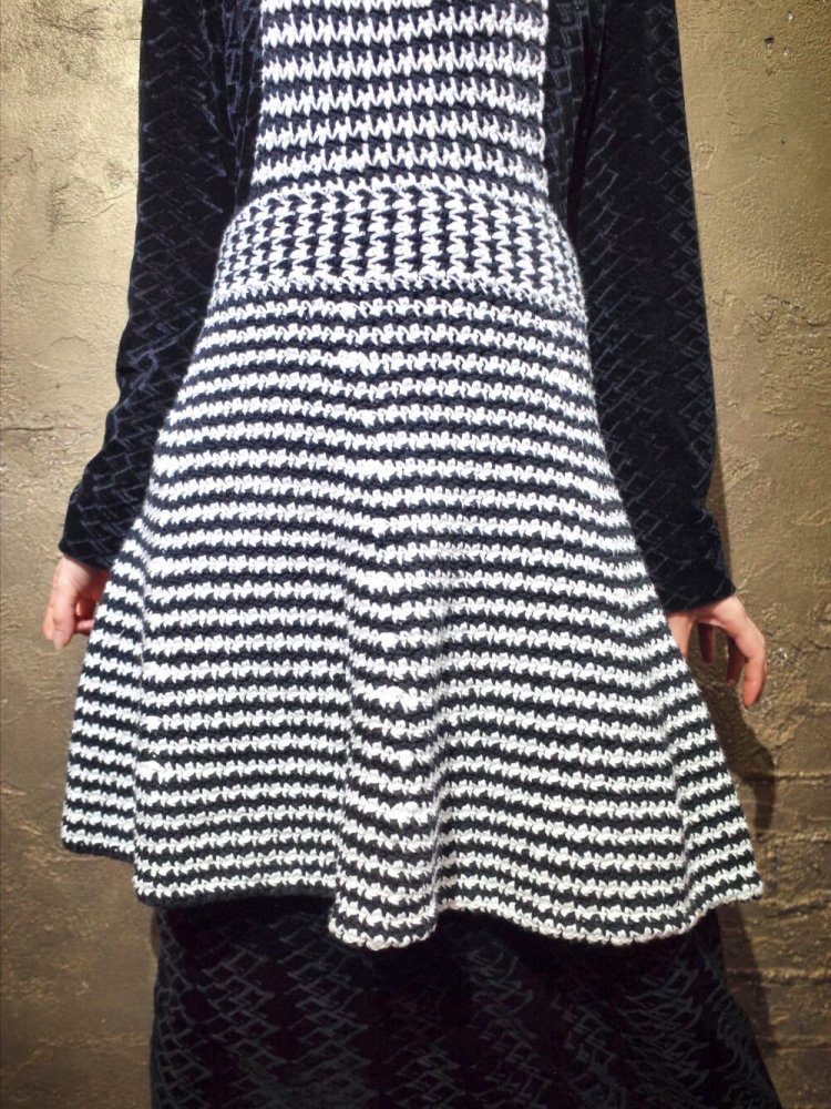 Monotone Knit Jumper Skirt