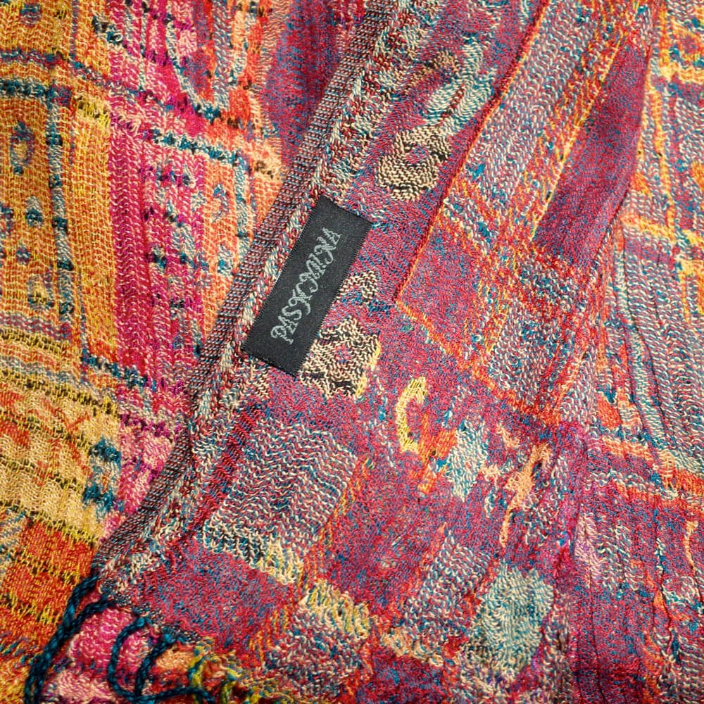 From Turkey DEADSTOCKɡPASHMINAȽ Stole #3