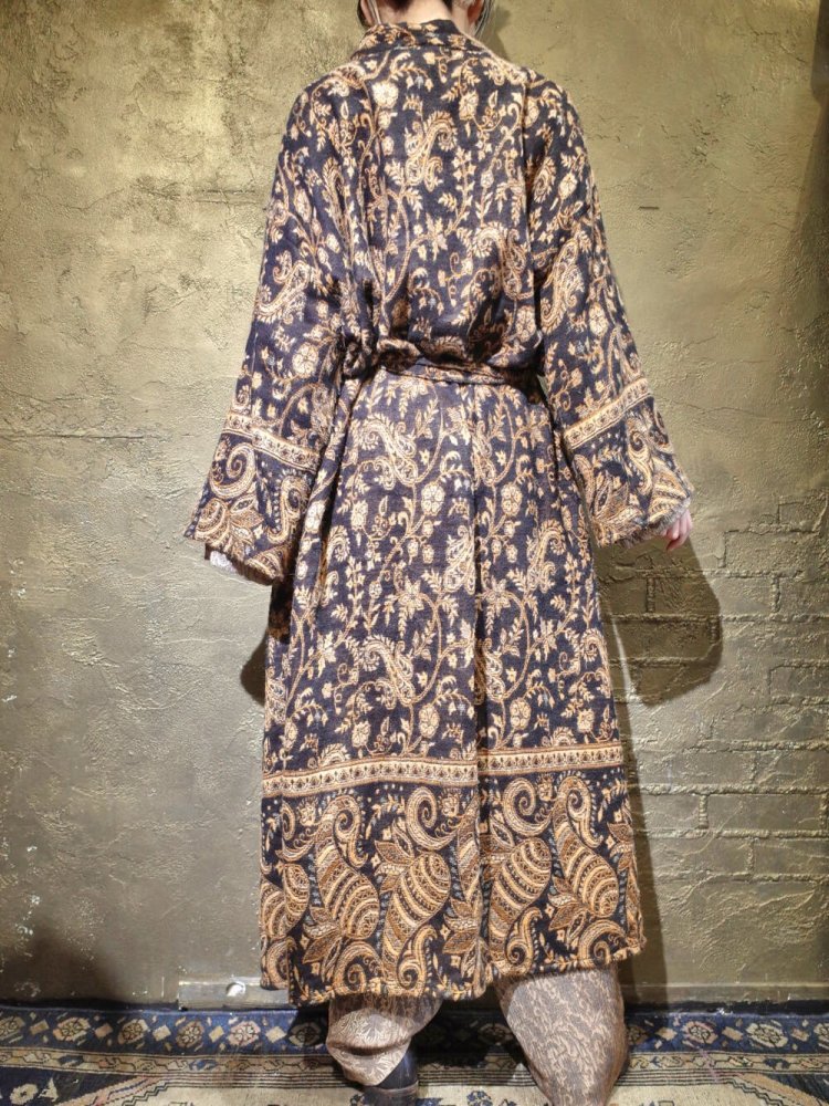 Paisley & Flower Woven Gown