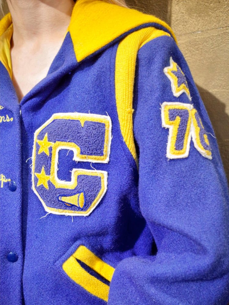 c.1970sTiger Patch  Chain EmbroideryAging Stadium Jacket