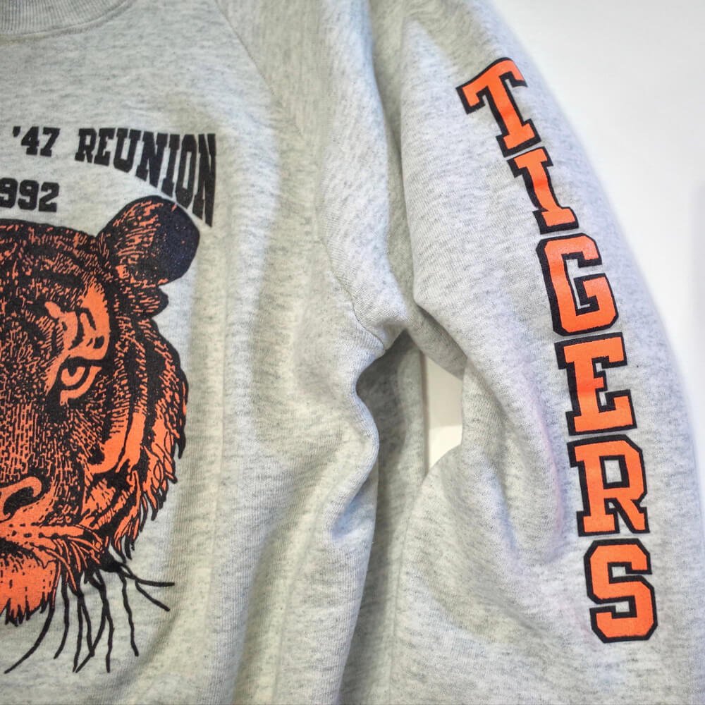 c.1992s "HURON / TIGERS" FRUIT OF THE ROOM Sweat