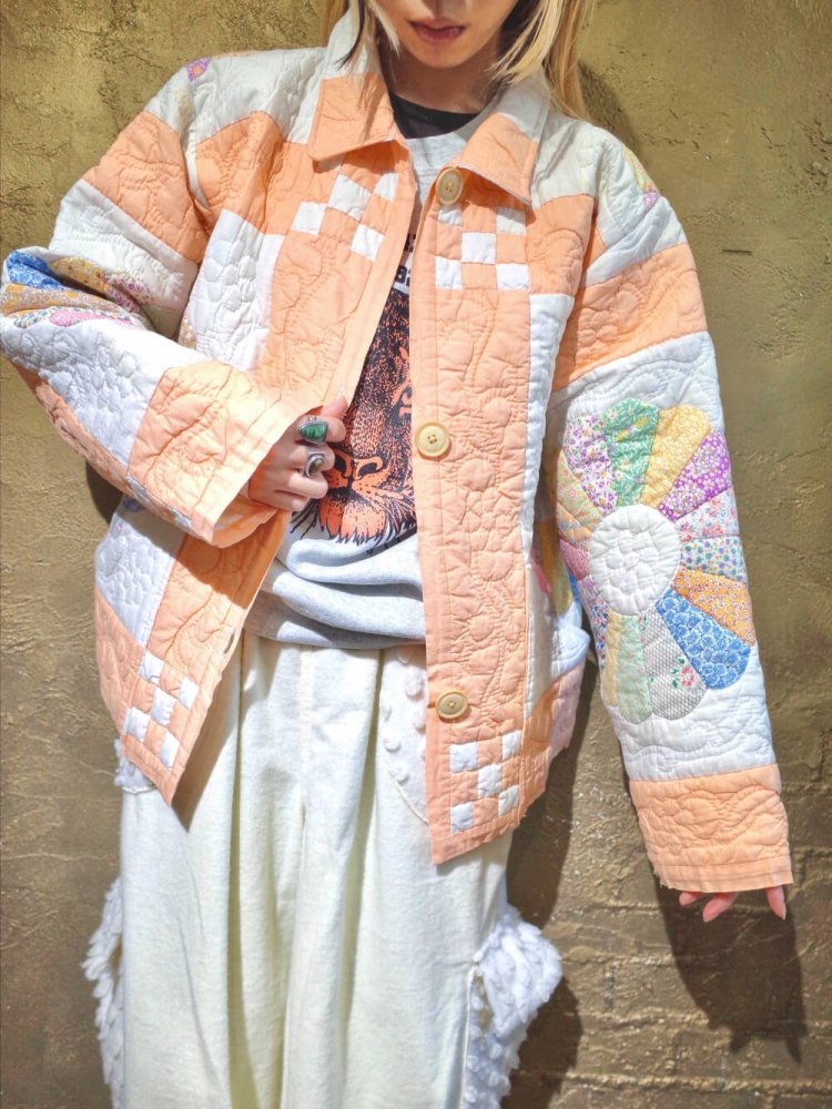 c.1950~60s Vintage Hand Quilt / ɽȡ Jacket
