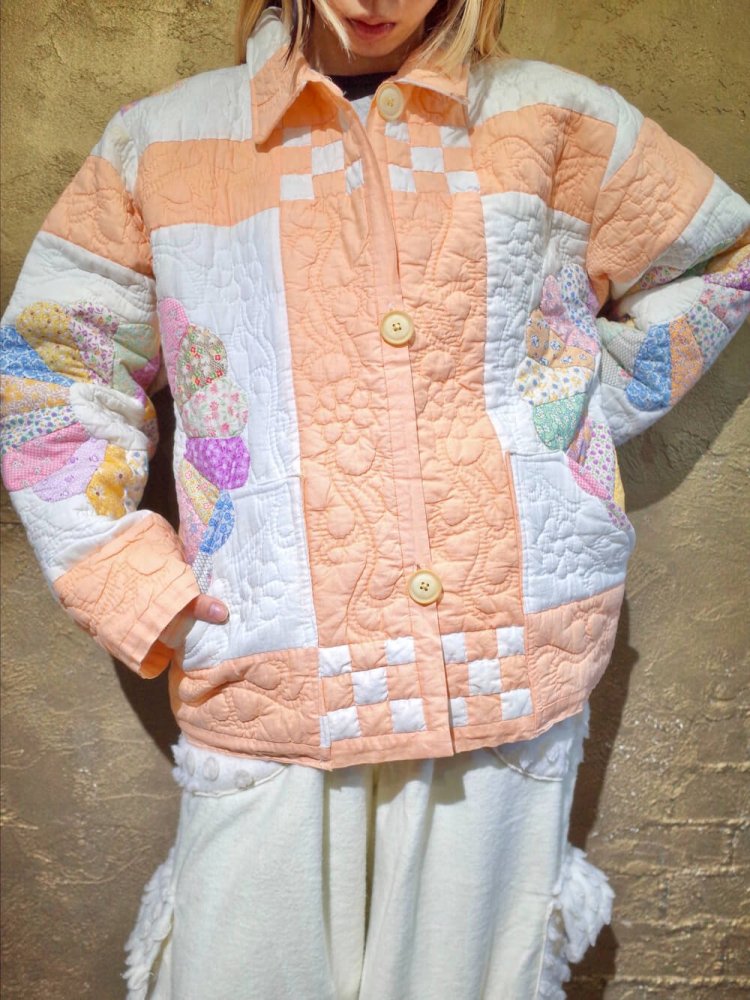 c.1950~60s Vintage Hand Quilt / ɽȡ Jacket
