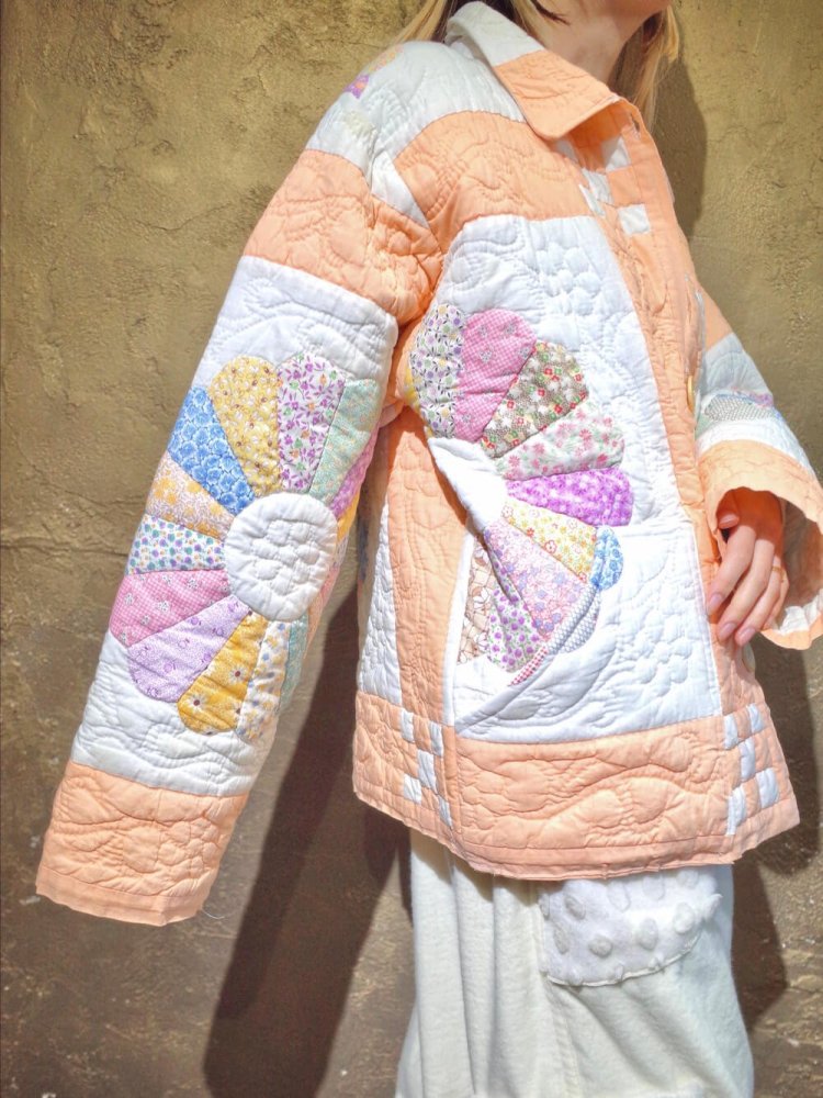 c.1950~60s Vintage Hand Quilt / ɽȡ Jacket
