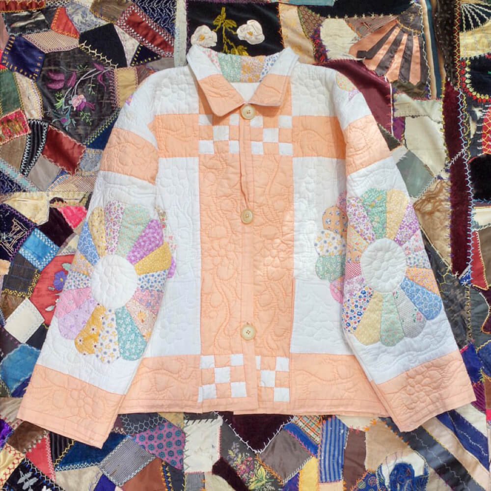 c.1950~60s Vintage Hand Quilt / ɽȡ Jacket
