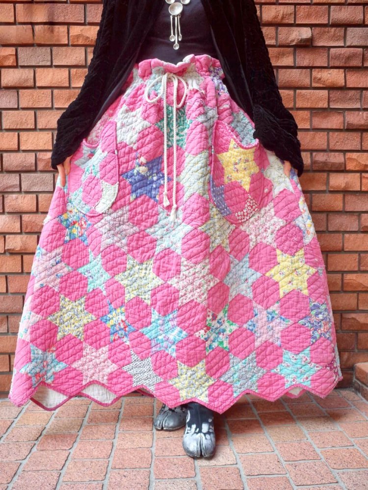 end  BelleNaruVintage Quilt Skirt