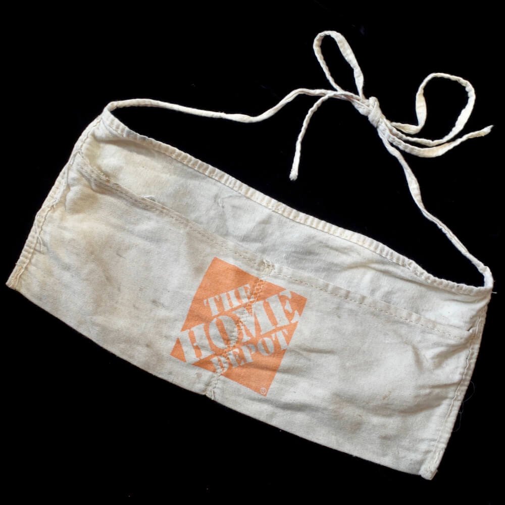 Vintage THE HOME DEPOT Aging Apron