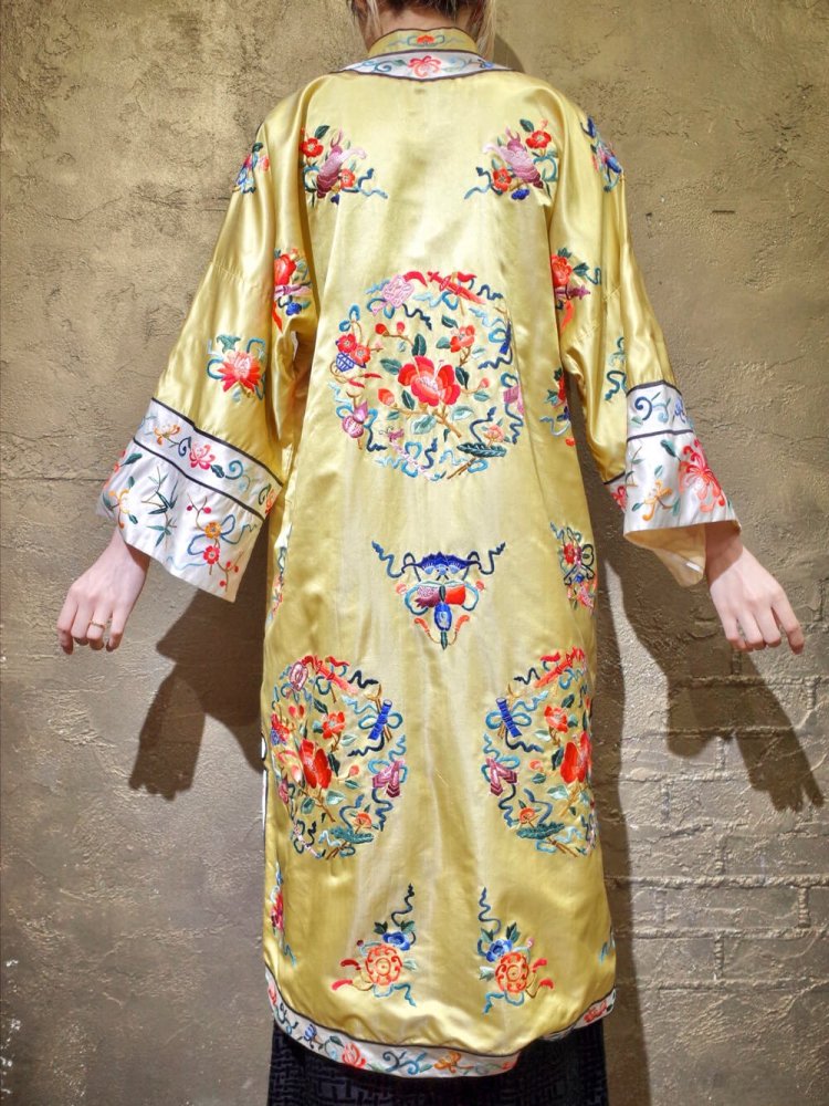 Champion Gold China Embroidery Long Gown