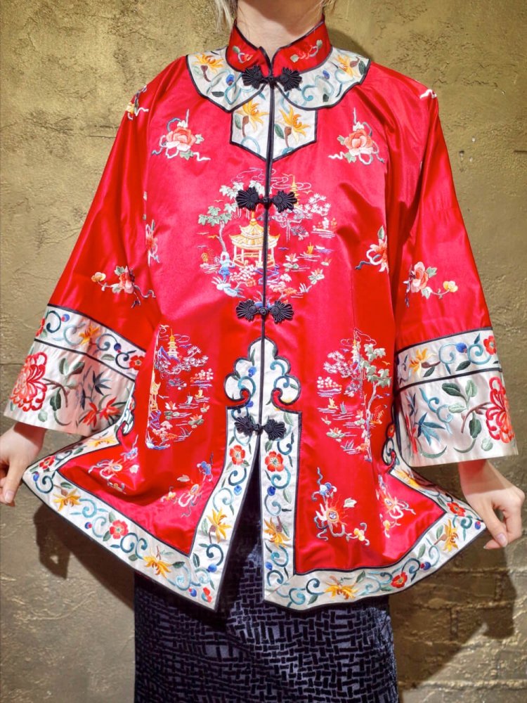 China Embroidery Short Gown