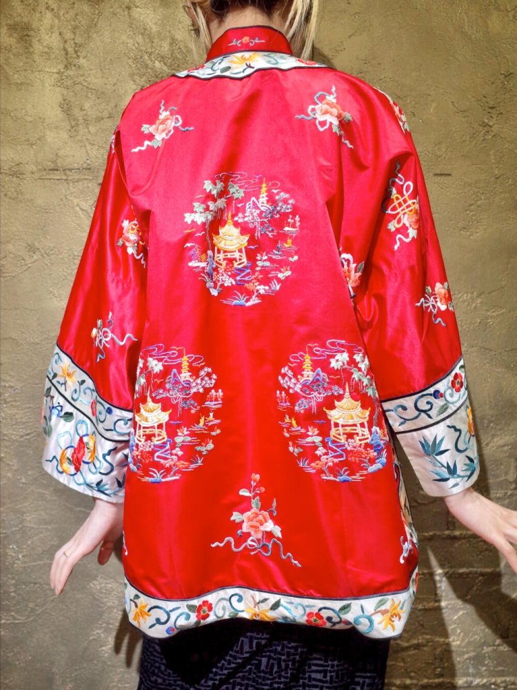 China Embroidery Short Gown