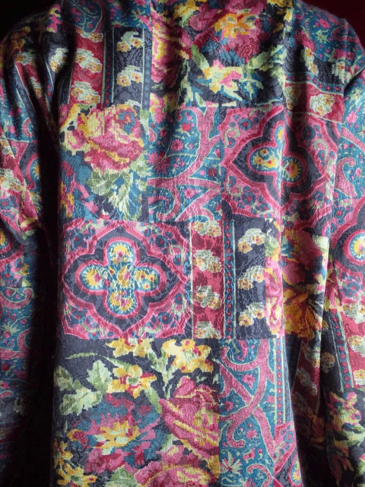 Arabesque & Flower Double Pattern Jacket