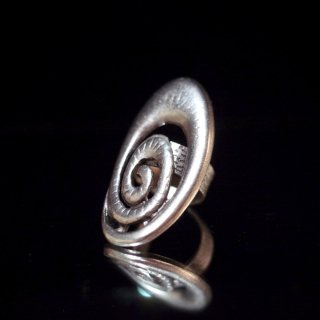 "From Turkey Handcraft" Modern Design Silver Plated Ring