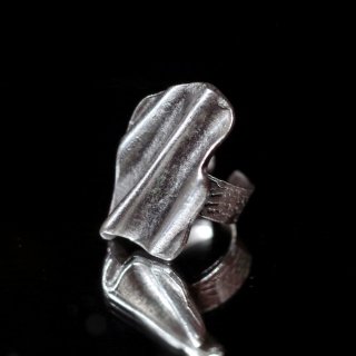 "From Turkey Handcraft" Modern Design Silver Plated Ring