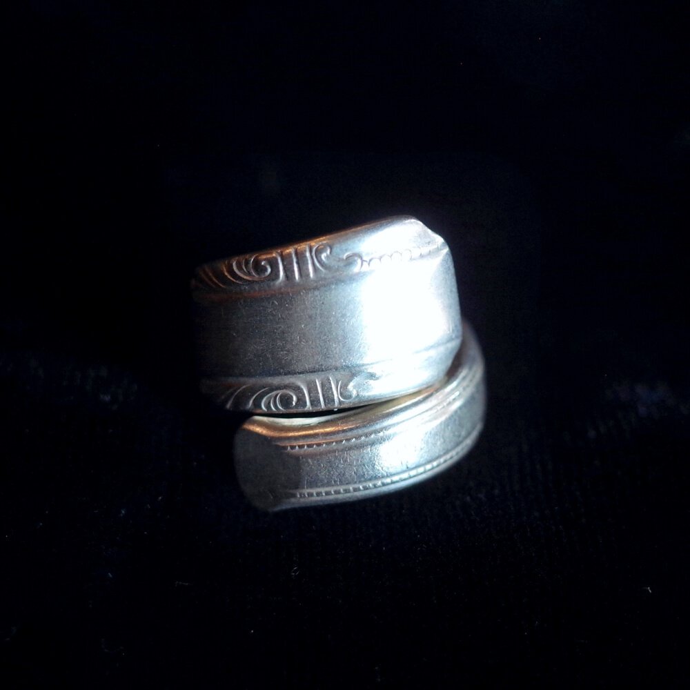 Vintage Silver Spoon Ring