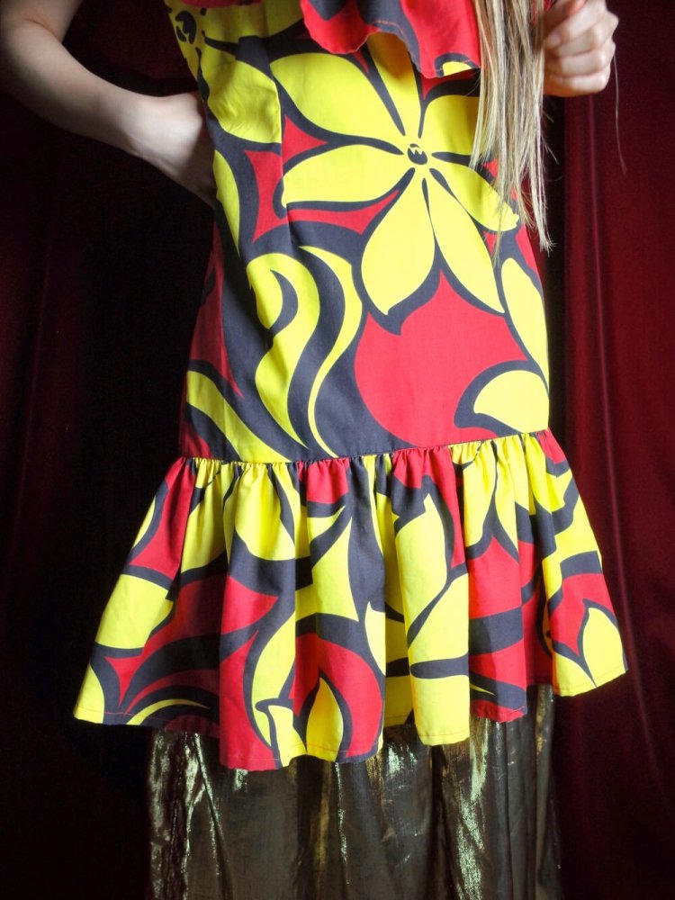 African Ruffle Dress