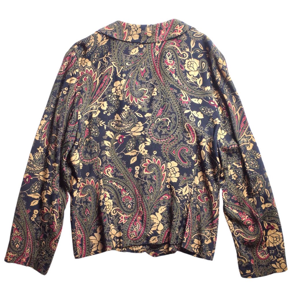 Oriental Paisley Rayon Shirt