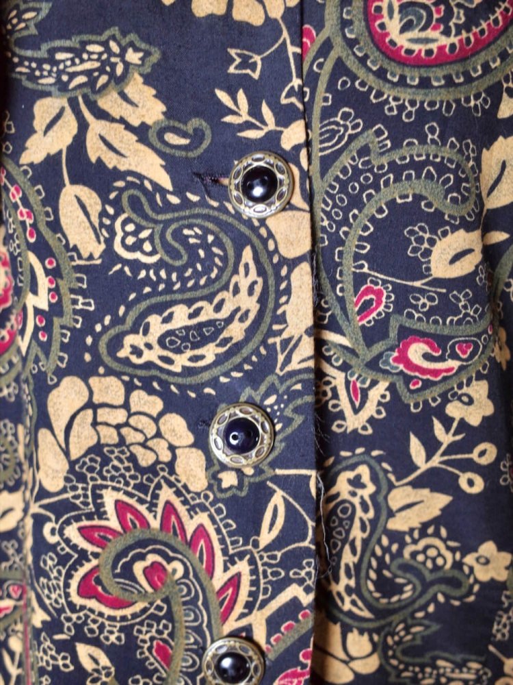 Oriental Paisley Rayon Shirt