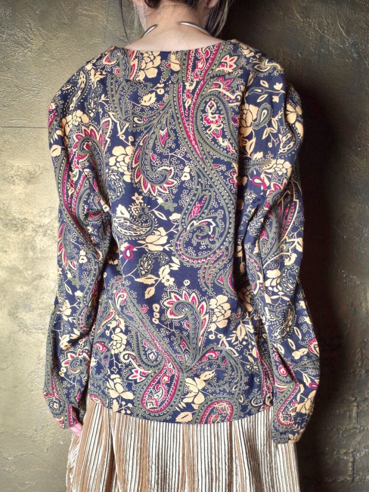 Oriental Paisley Rayon Shirt