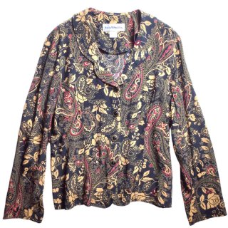 Oriental Paisley Rayon Shirt