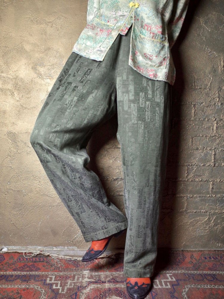   Silk  Linen China Pants