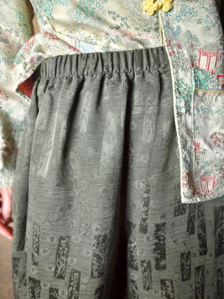   Silk  Linen China Pants