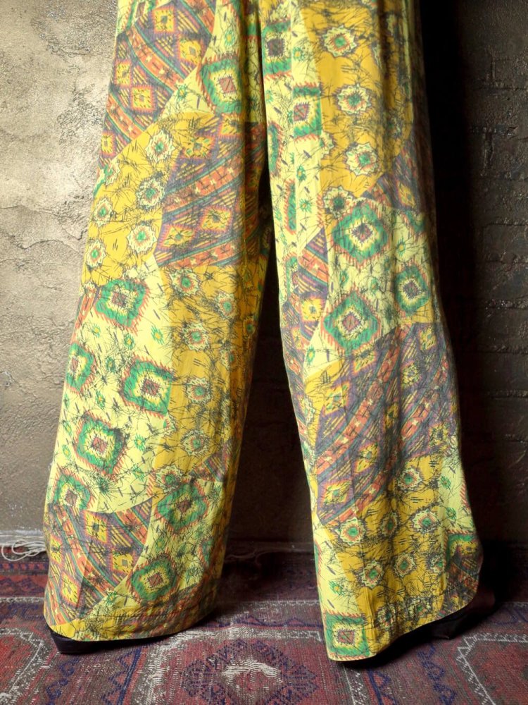 Total Pattern Wide Pants